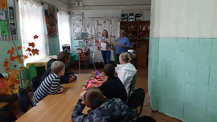 Мероприятие "Детям об интернете" в д. Караваево