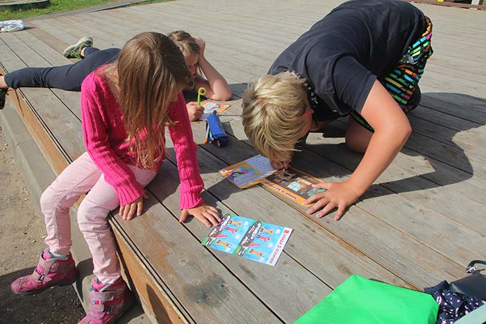 Детское познавательное мероприятие на открытом воздухе. Крутовская сельская библиотека