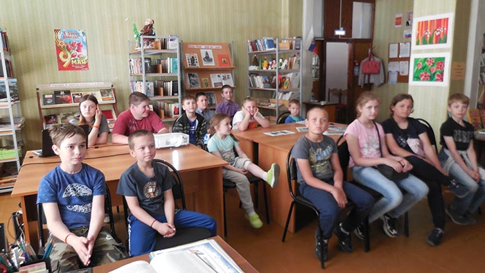 Библиотечный урок, посвящённый Дню славянской письменности и культуры в Пекшинской сельской библиотеке