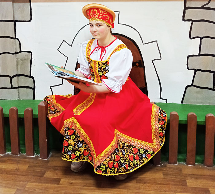 "Читаем русские народные сказки" в Нагорной сельской библиотеке