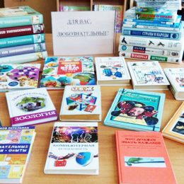 Книжная выставка «Для вас, любознательные!» в Воспушинской сельской библиотеке