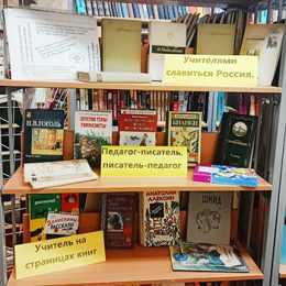 Книжная выставка «2023 год педагога и наставника». Костинская сельская библиотека