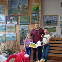 Мастер-класс по живописи от художника Рыженко В.А. в Аннинской сельской библиотеке